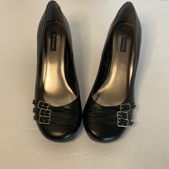 George black 3 buckle top heel women’s size 8 - Picture 11 of 11